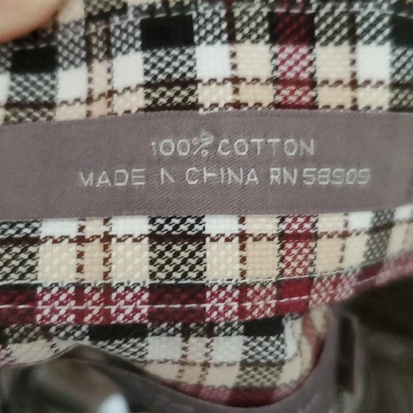 Daniel Cremieux signature collection. Plaid long sleeve shirt - Picture 7 of 7